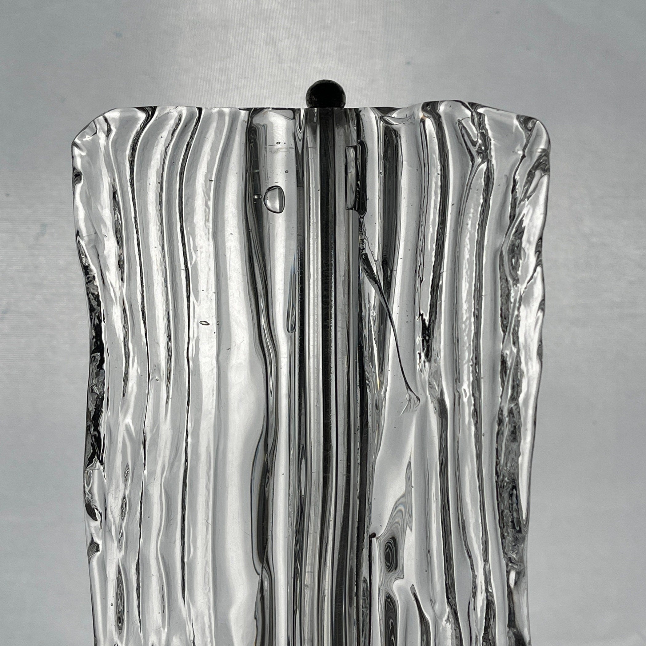 Mid-century murano glass chandelier Eliche by Venini Italy 1960s