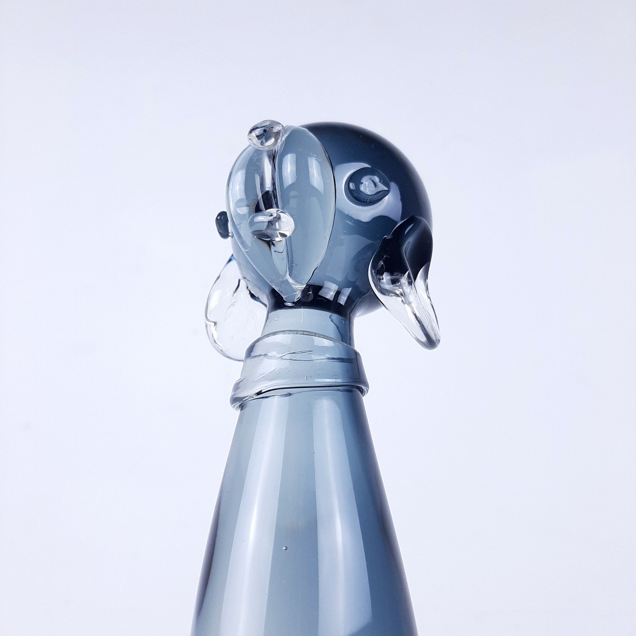 Vintage Murano Glass Dog Sculpture: Vetro Artistico Veneziano, 1960s