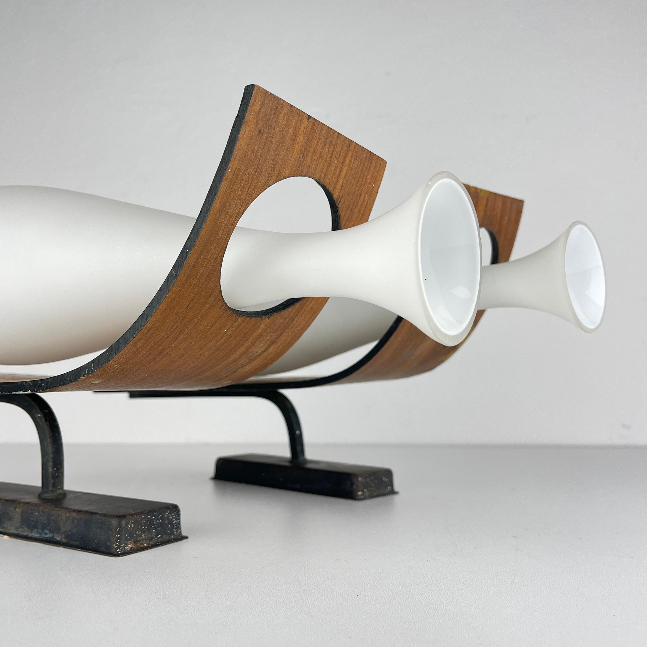 Stilnovo Wall Lamps: Mid-Century Modern Italian Sconces, 1950s, Set of 2