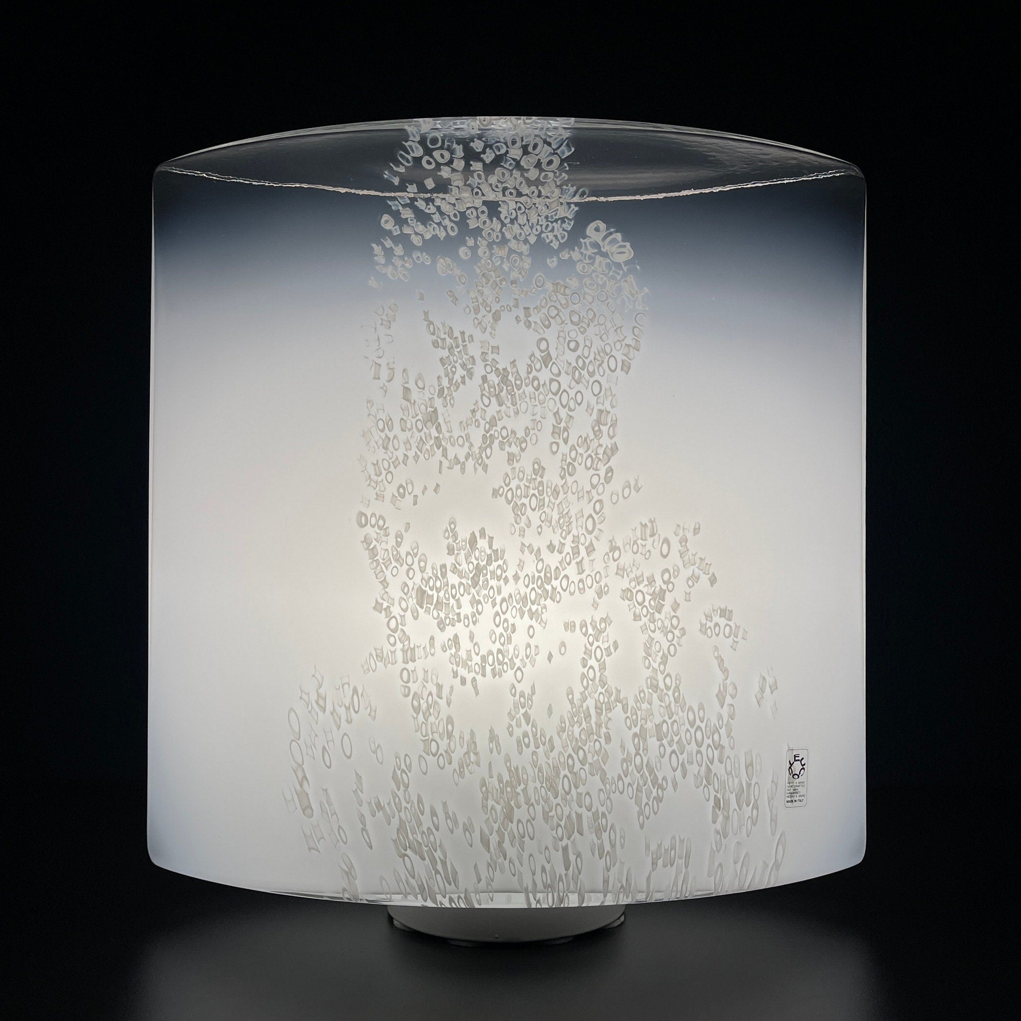Murano table lamp Idra by Rosanna Toso for Leucos, Italy 1980s