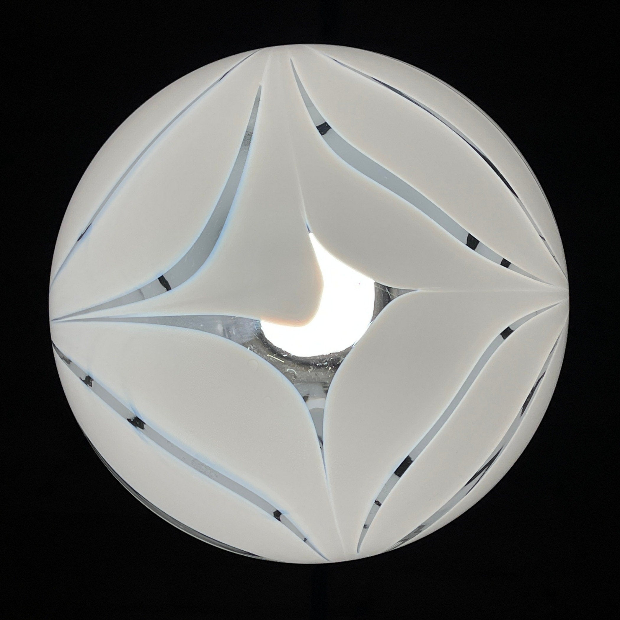 Murano Glass Pendant Lamp, Italy 1960s, Mid-century modern, Retro lighting