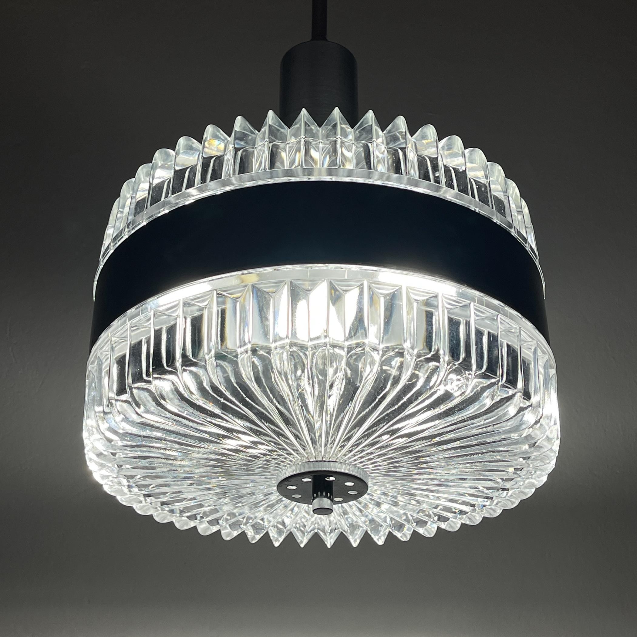 Vintage pendant lamp by Gaetano Sciolari, Italy, 1970s, Vintage home decor