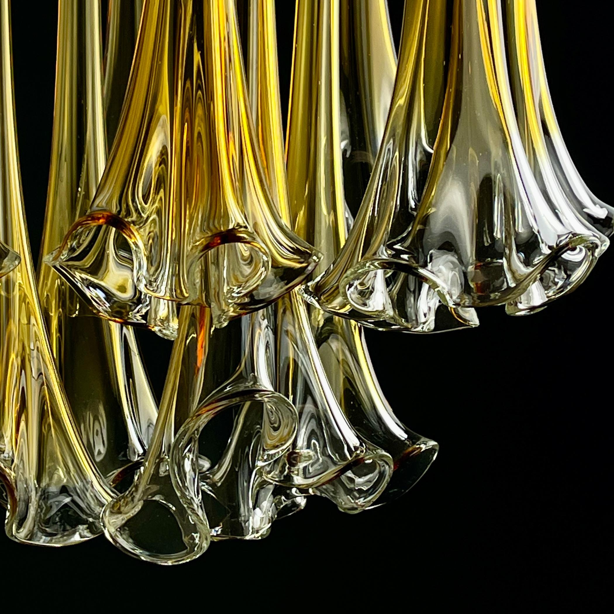 Original Murano chandelier Calla Lily by Venini, Italy 1960s