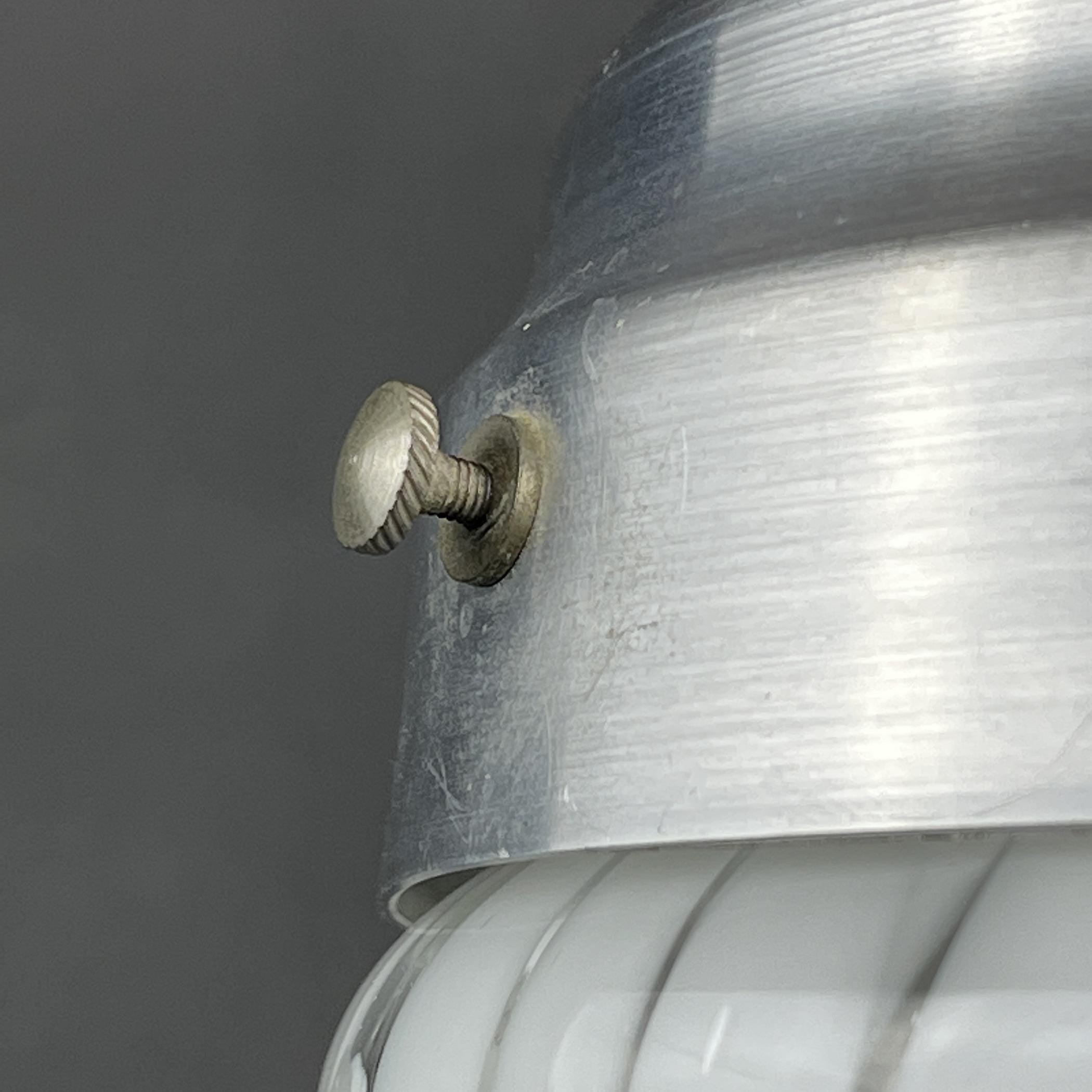 White murano pendant lamp by Carlo Nason for Mazzega, Italy 1960s