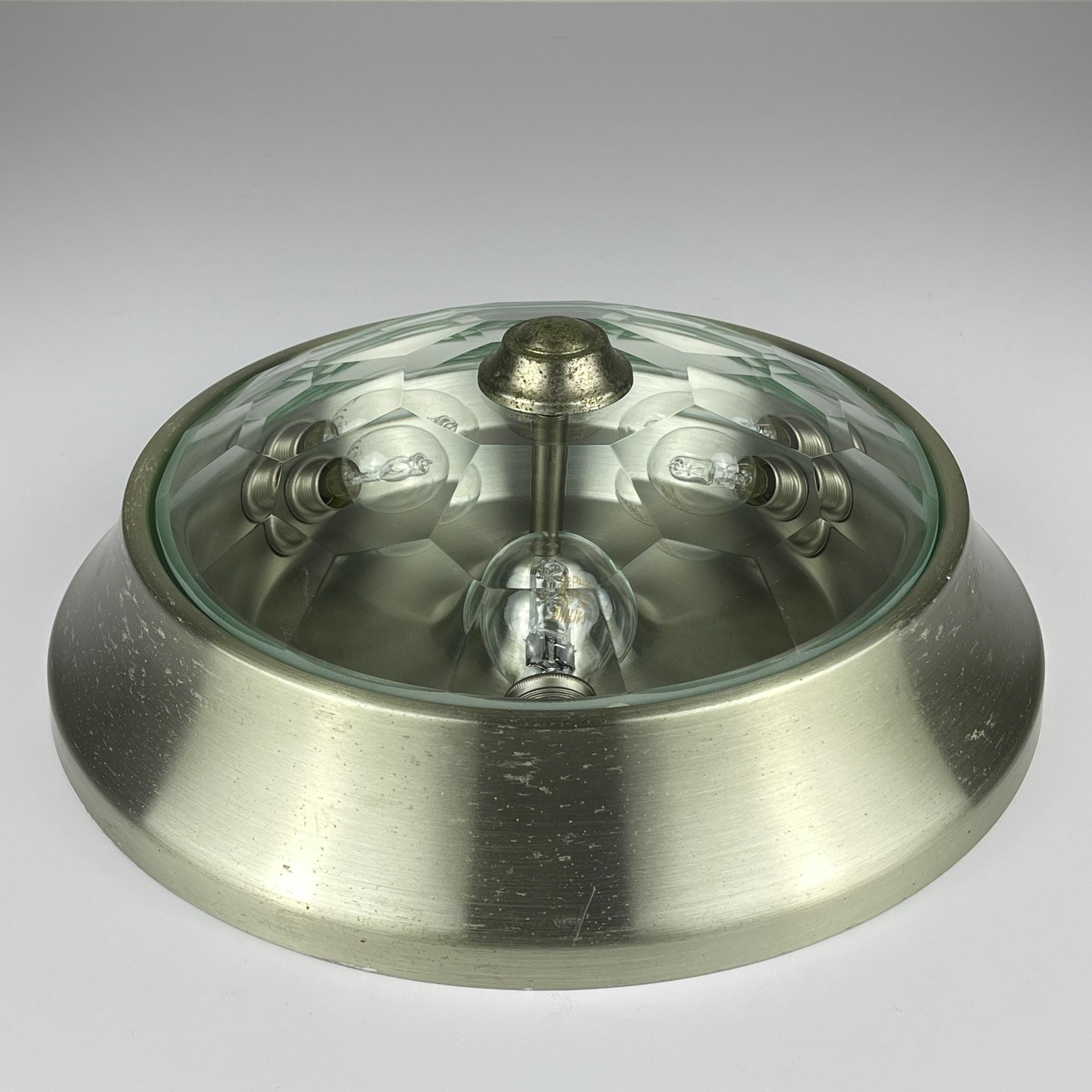 Pia Guidetti Crippa Ceiling Lamp: Italian Mid-Century Modern Lighting