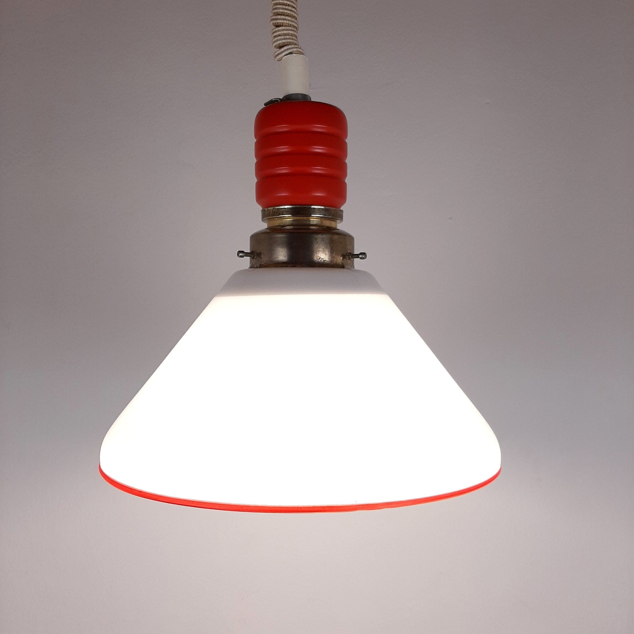 Vintage pendant lamp, Italy 70s