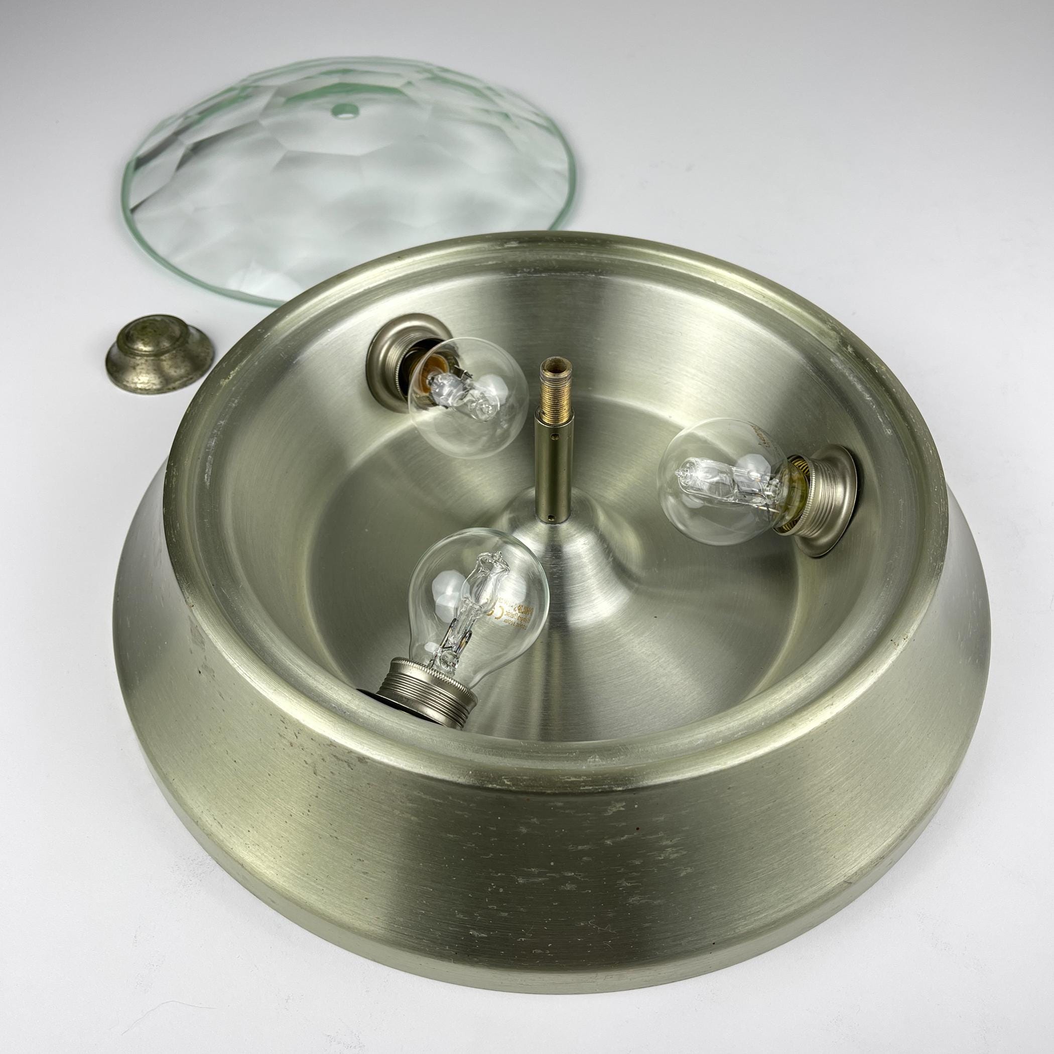 Pia Guidetti Crippa Ceiling Lamp: Italian Mid-Century Modern Lighting