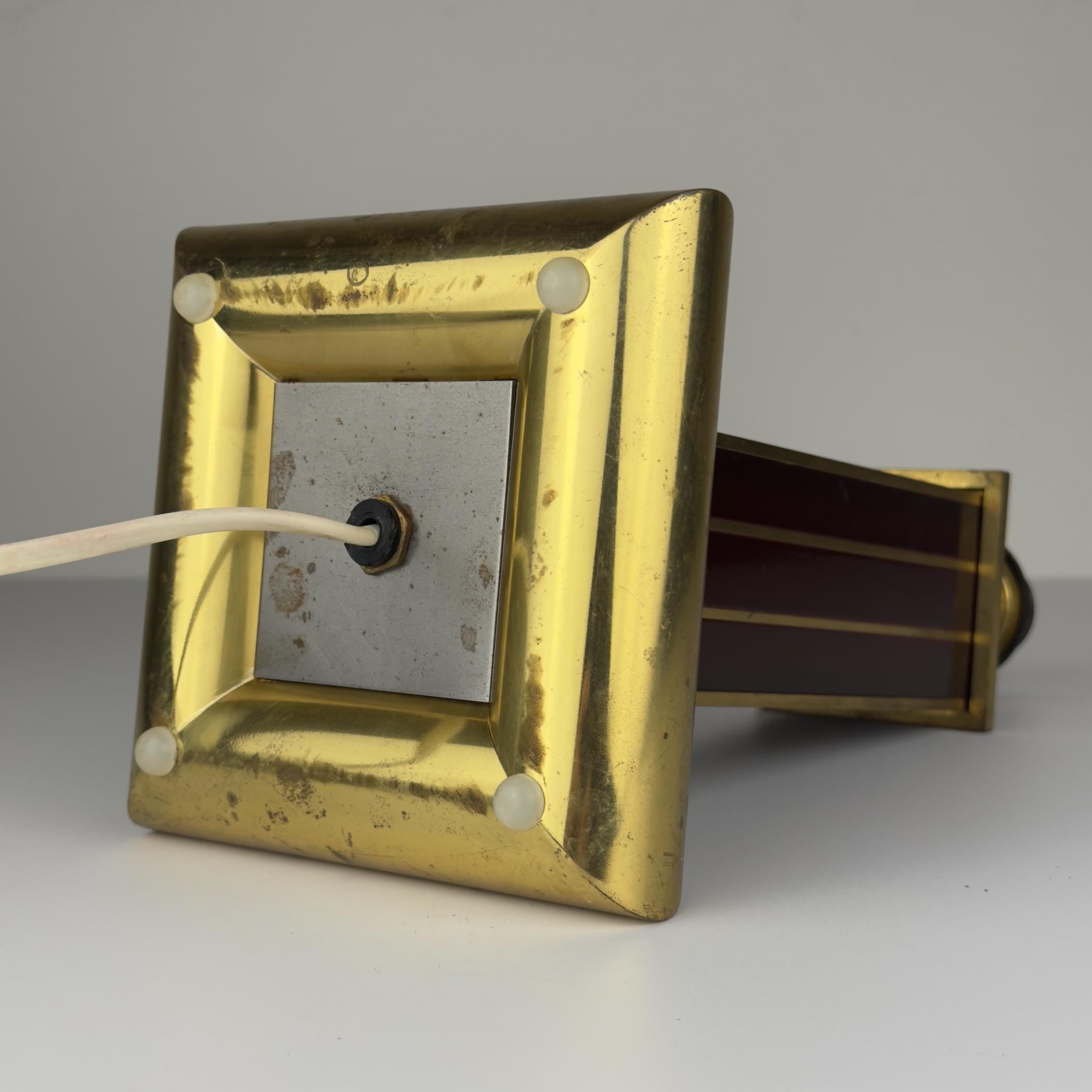 Vintage table lamp by AV Vikić, Yugoslavia 1980s