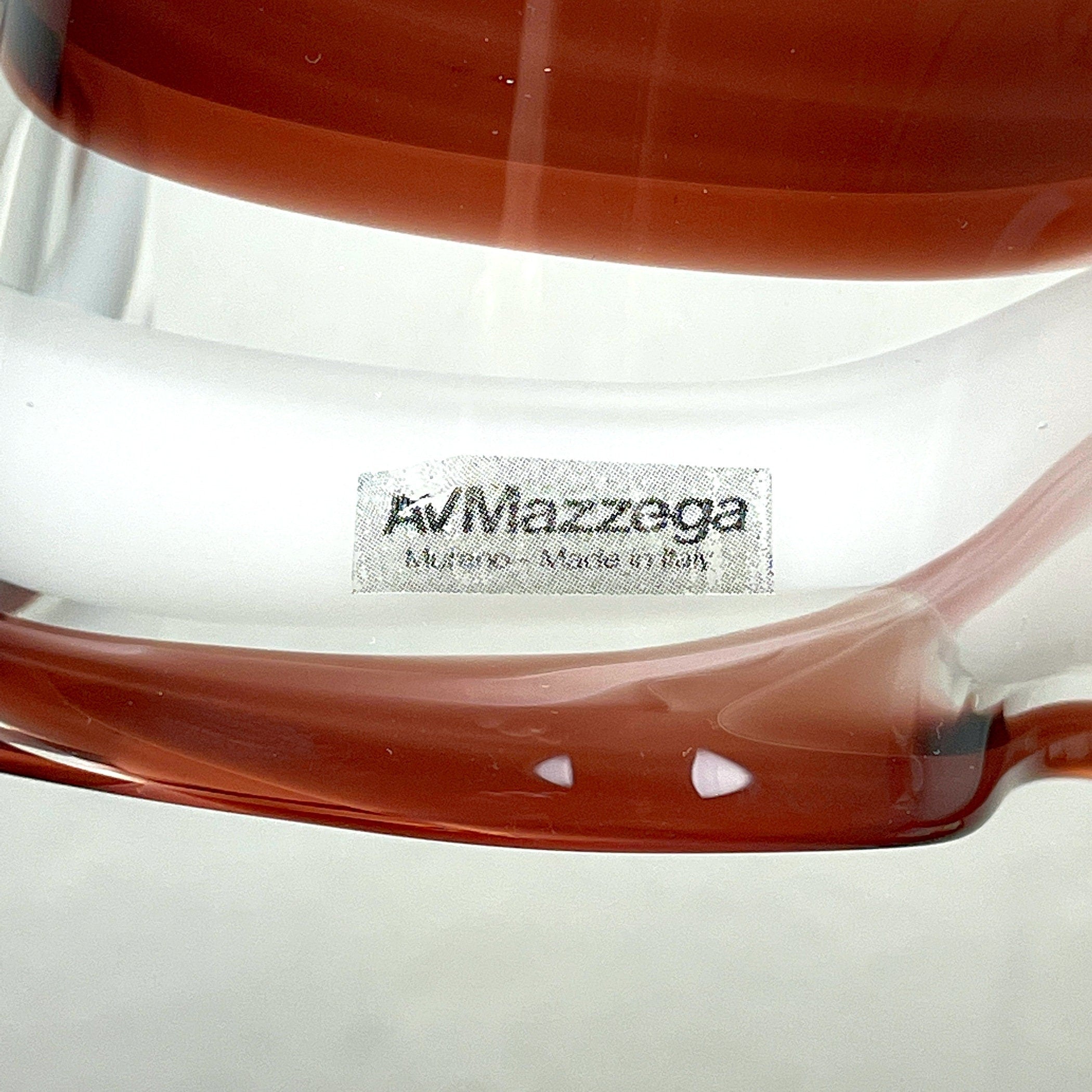Original murano pendant lamp Fazzoletto by AV Mazzega Italy 1970s