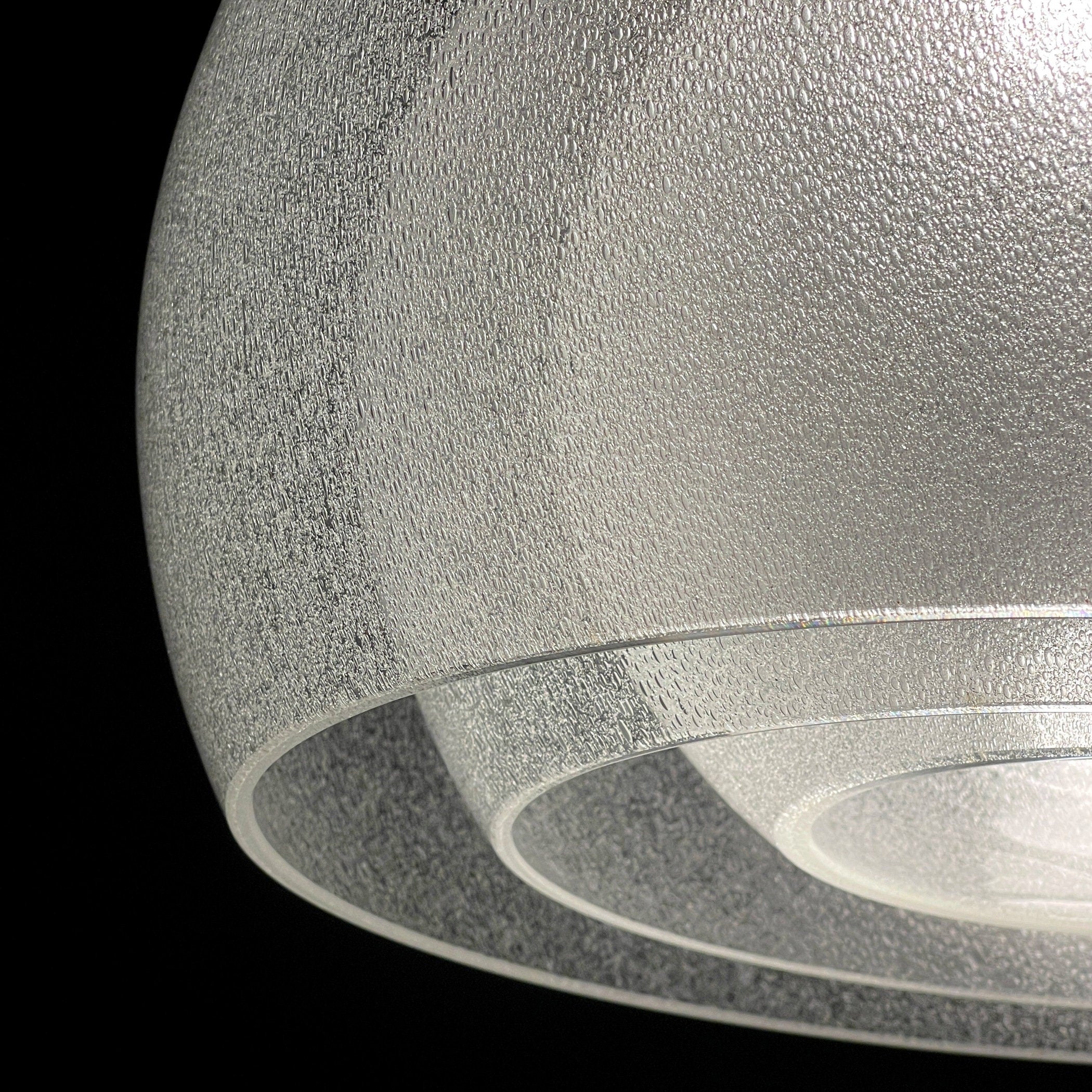Murano pendant lamp by Carlo Nason for Mazzega Italy 1960s