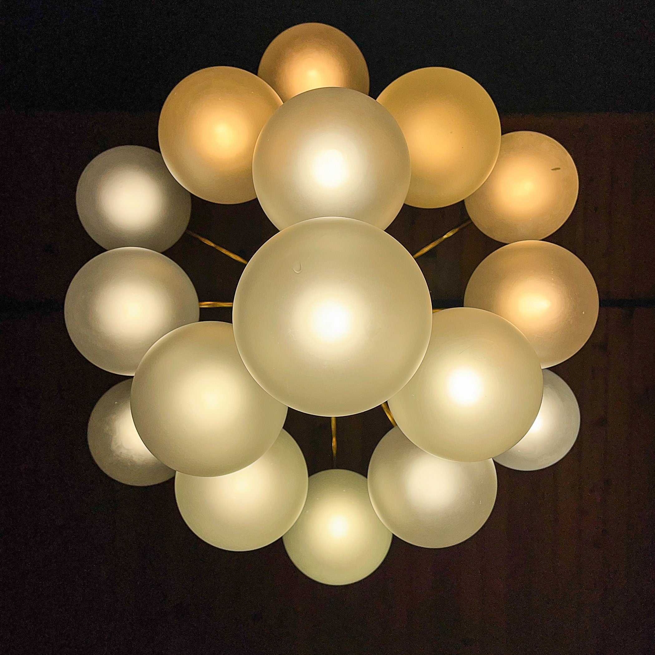 Vintage Ball Chandelier by Orion Austria, 1980s, Mid-century modern, Vintage home lighting