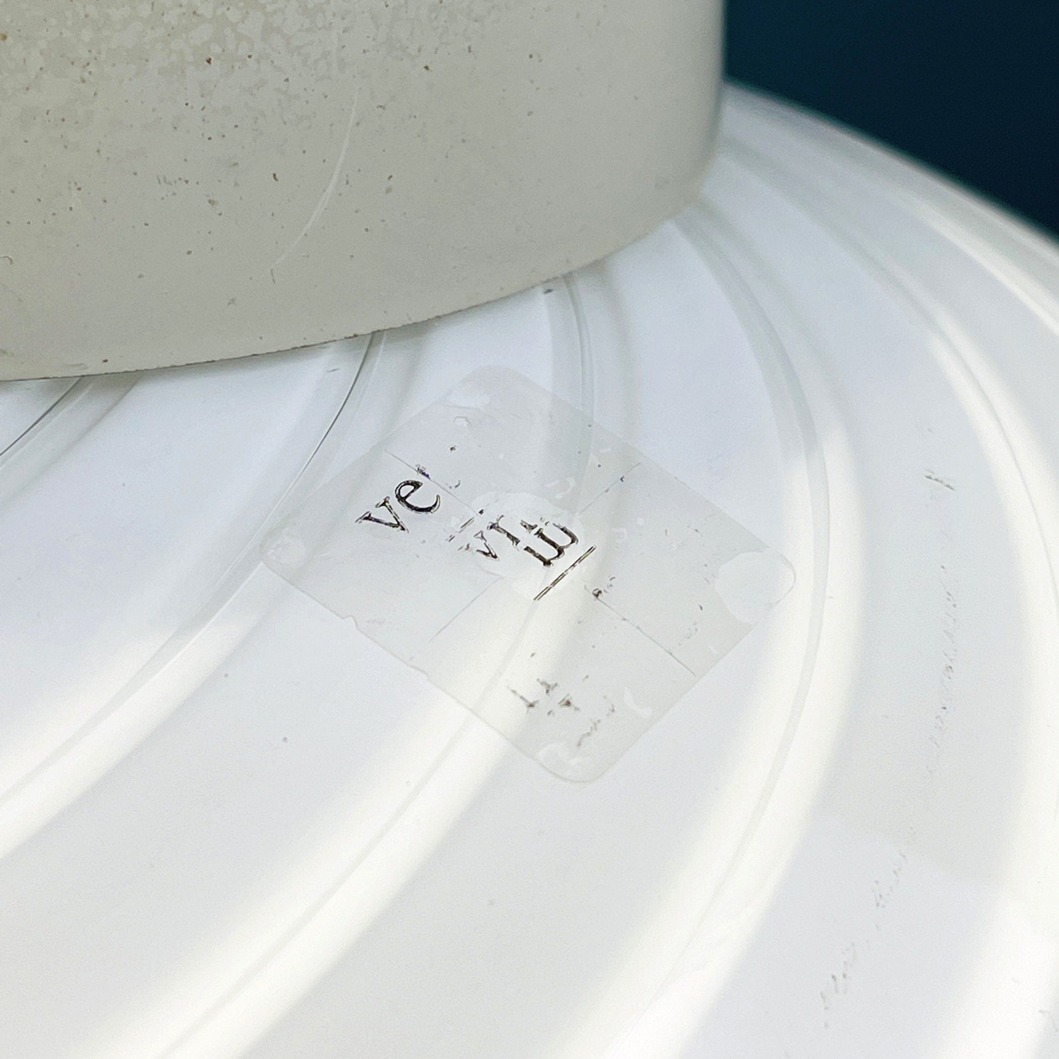 Vintage Murano Pendant Lamp Fazzoletto Vetri Murano, Italy 1970s, Mid-century Modern Italian Design