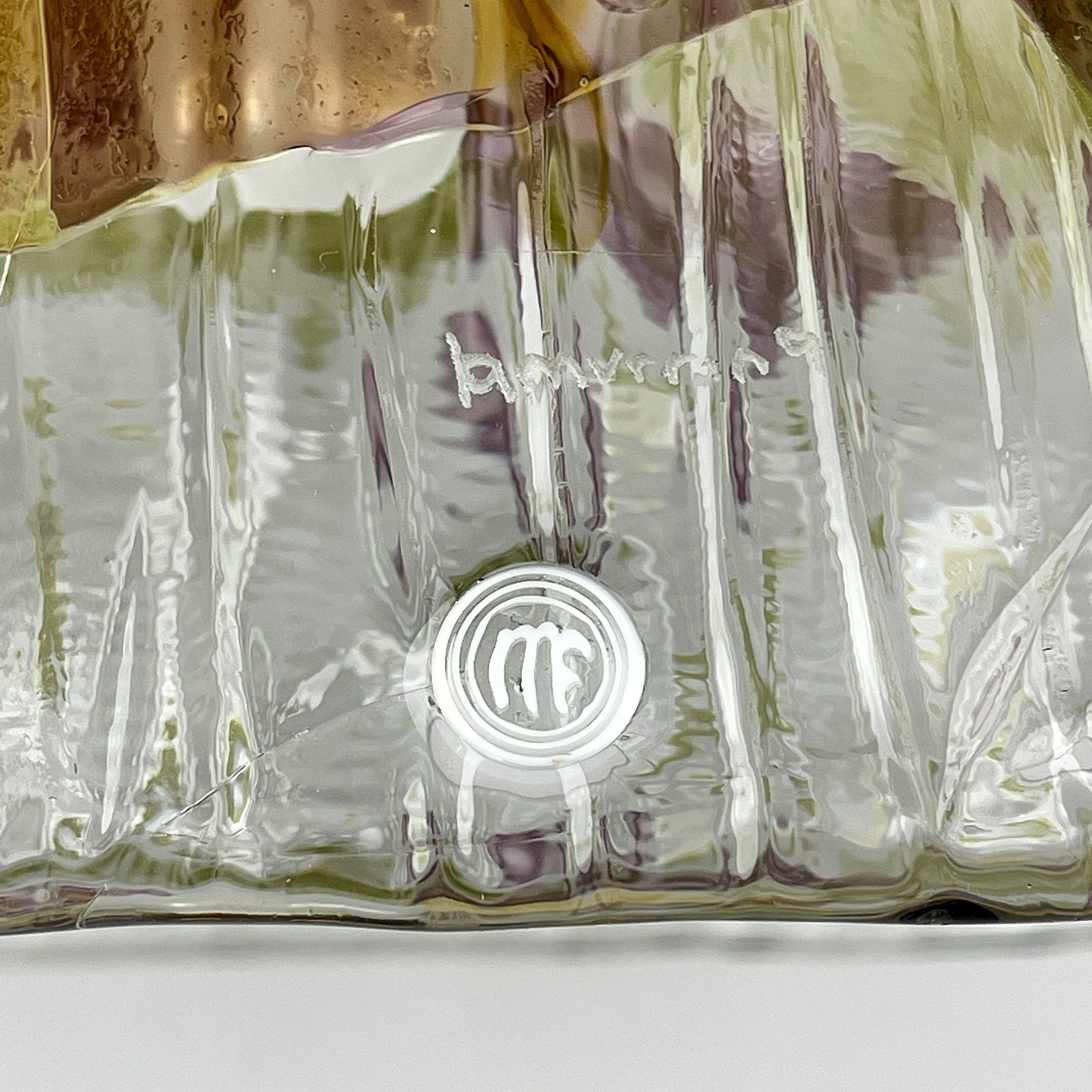 Vintage La Murrina Murano Glass Pendant Lamp: Italian MCM Lighting