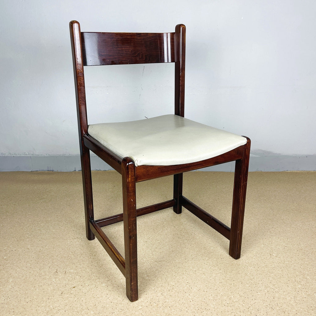 Mid-century dining desk chair Italy 1960s Vintage office chair
