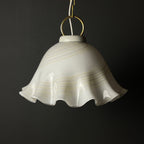 Vintage Murano Glass Fazzoletto Pendant Lamp - Mid-Century Italian Lighting