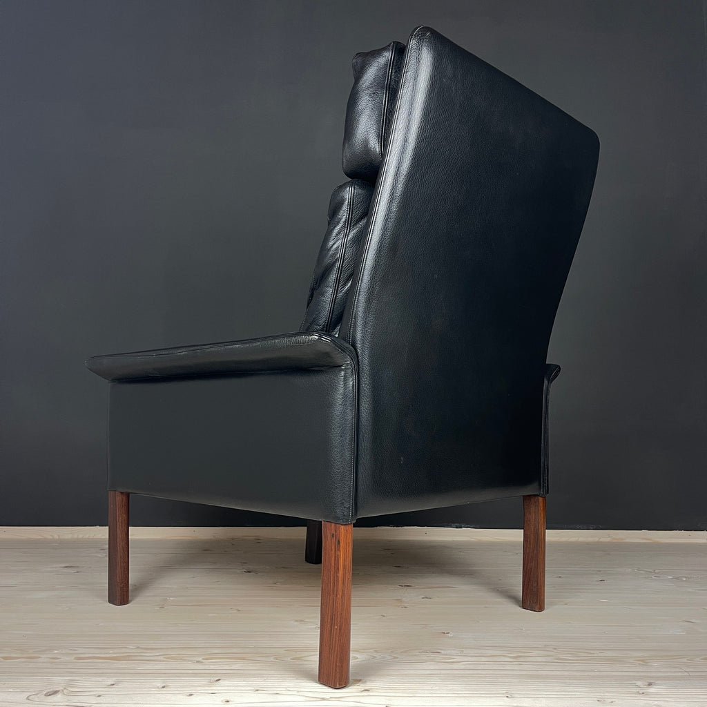 Set of Lounge Chair & Ottoman Mod. 500 attributed to Hans Olsen for Vatne Møbler, Denmark, 1960s