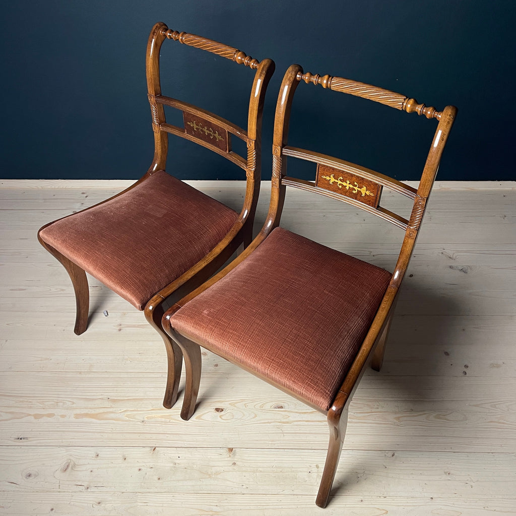 Set of 2 Dining Chairs, Italy, 1960s