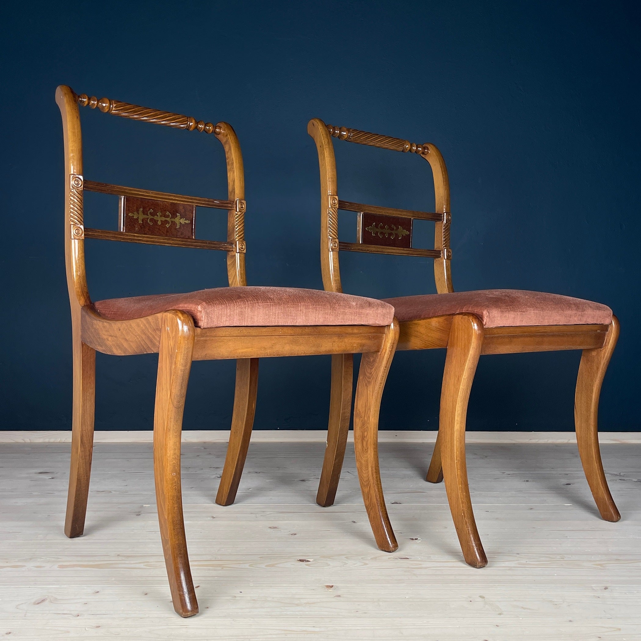Set of 2 Dining Chairs, Italy, 1960s