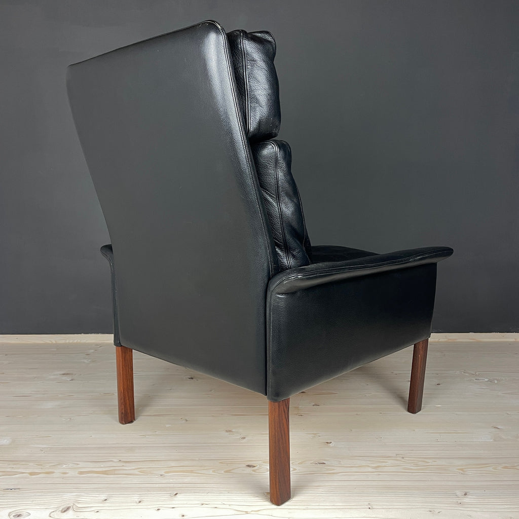 Set of Lounge Chair & Ottoman Mod. 500 attributed to Hans Olsen for Vatne Møbler, Denmark, 1960s