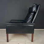Set of Lounge Chair & Ottoman Mod. 500 attributed to Hans Olsen for Vatne Møbler, Denmark, 1960s