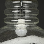 Murano glass pendant lamp  Italy 1960s Space age Mid-century modern italian lighting