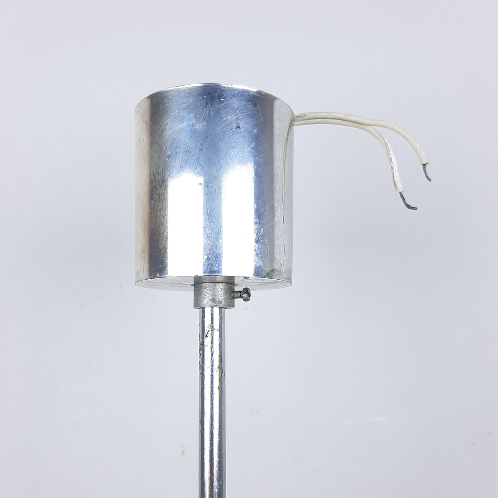 Mid-Century Modern Smoked Glass Pendant Lamp: EMI Poljcane Yugoslavia '70s