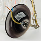 Vintage Murano Glass Pendant Lamp: Sylcom Italian Murrine Lighting