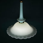 Vintage Murano glass pendant lamp by Venini, Italy 1970s, Mid-century Italian modern