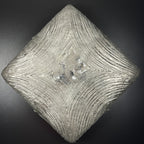 Vintage ice murano glass ceiling lamp by J.T.Kalmar, Austria, 1960s