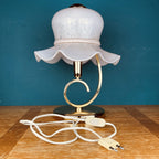 Pink Murano Glass Table Lamp: Italian Mid-Century Lighting