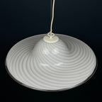 Swirl Murano Glass Pendant Lamp: Mid-Century Italian Lighting