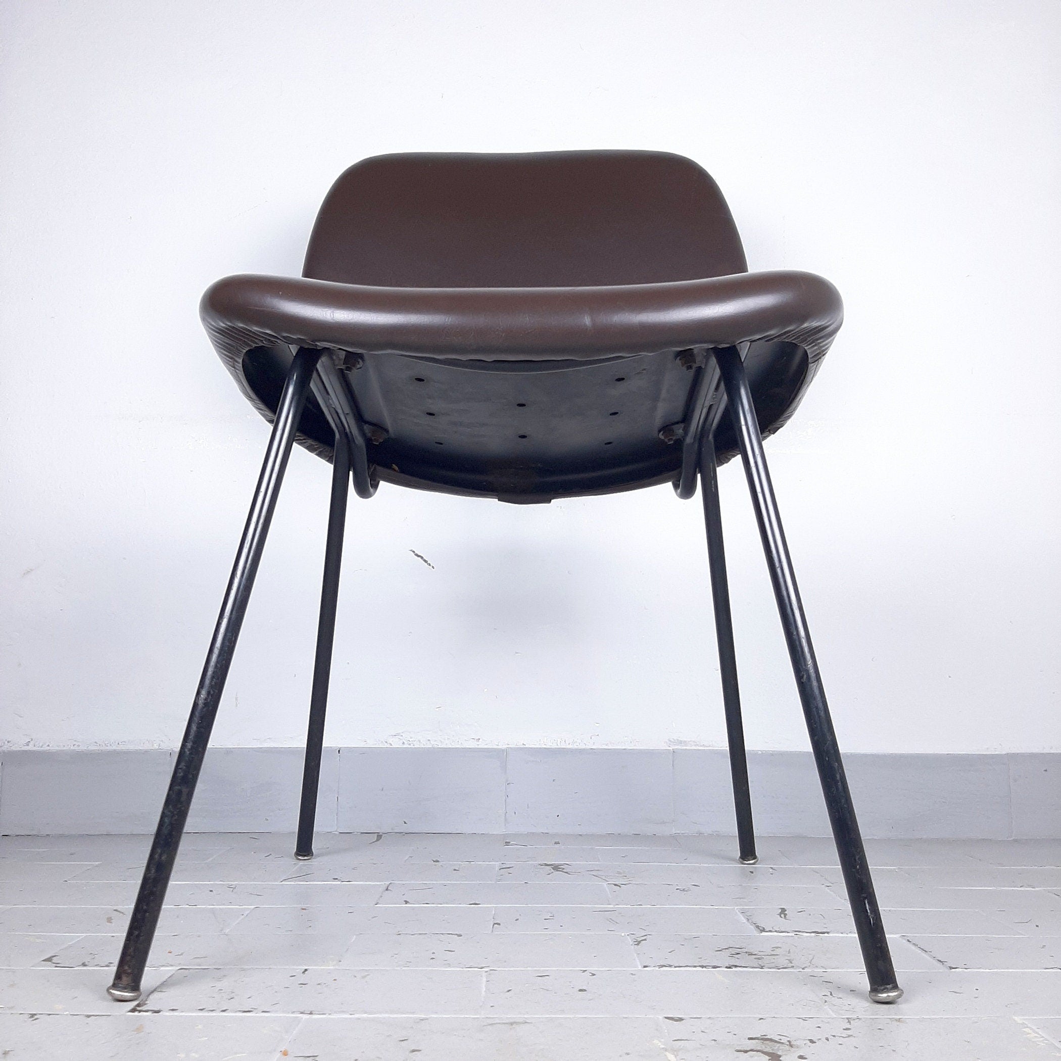 Mid-century desk chair from Olivetti Arredamenti Metallici Italy 1960s Retro home office