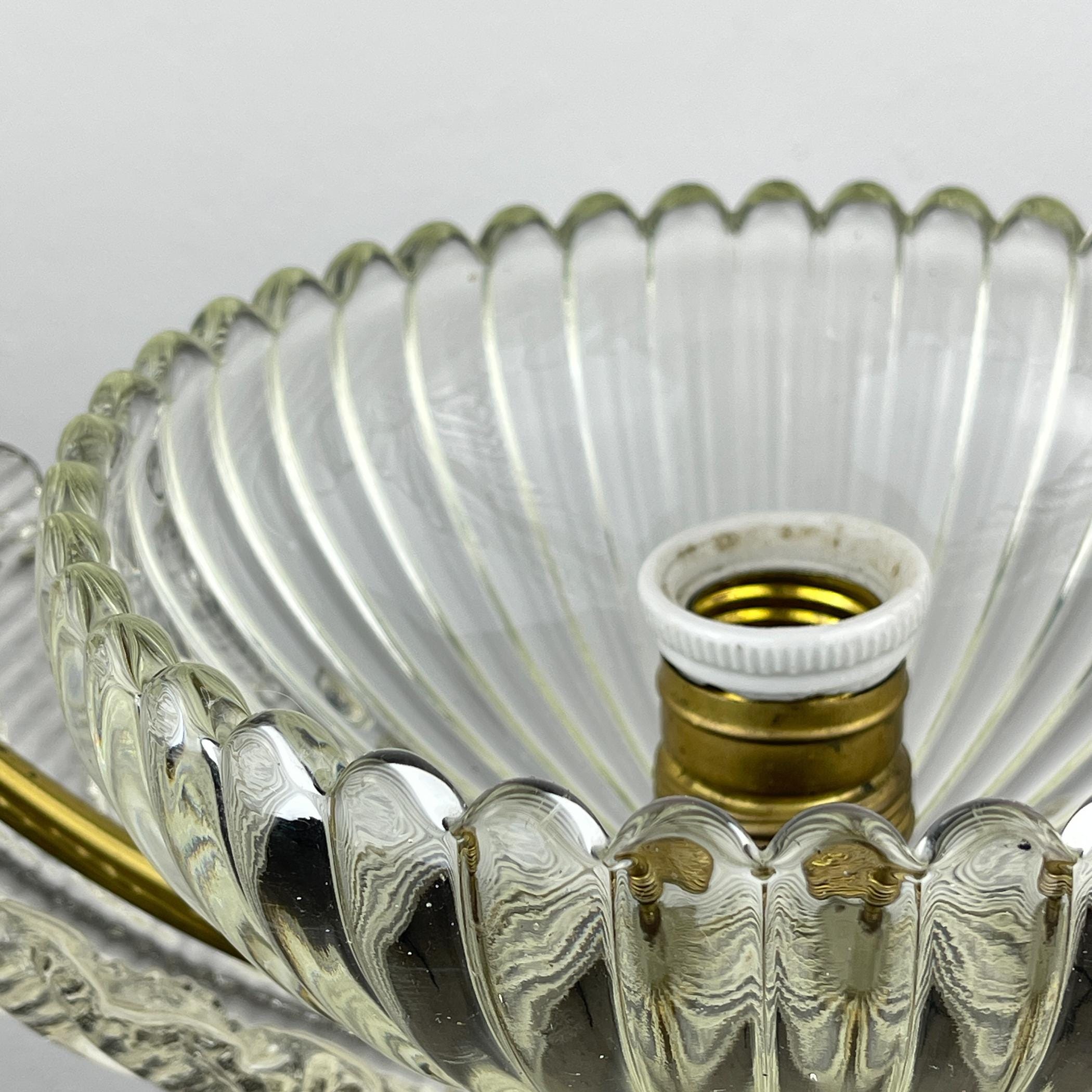 Murano chandelier by Ercole Barovier Barovier & Toso, Italy 1930s