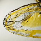 Vintage murano pendant lamp by AV Mazzega, Italy 1950s