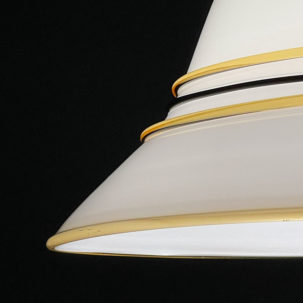 Vintage murano pendant lamp Italy 1970s Mid-century design