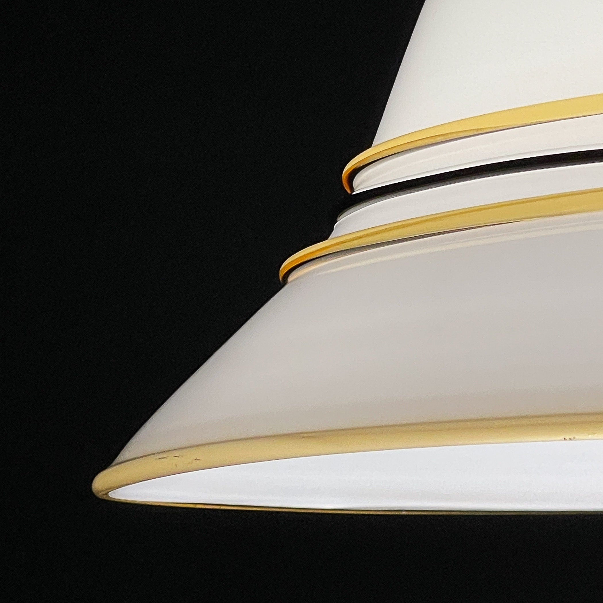 Vintage murano pendant lamp Italy 1970s Mid-century design