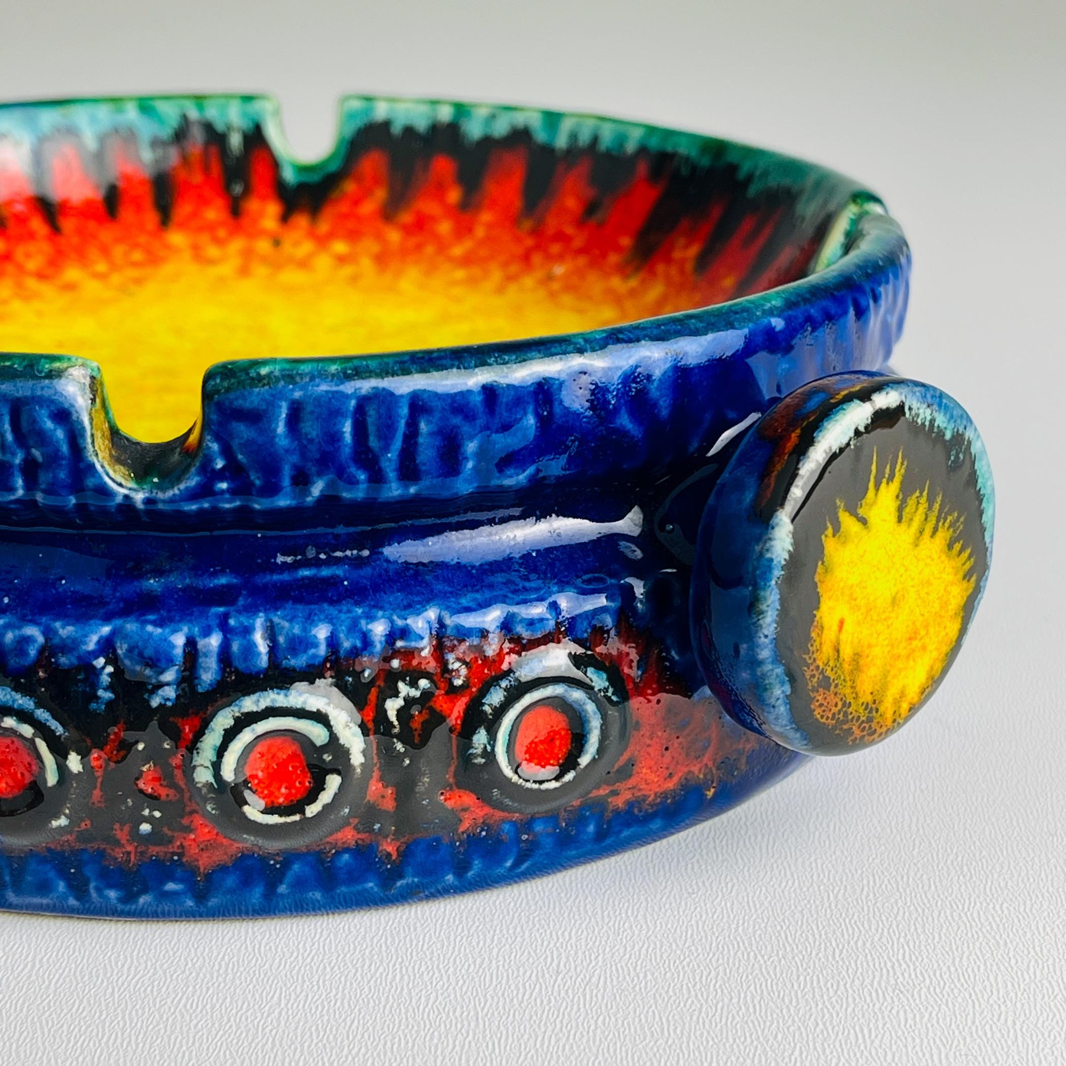 Vintage Dumler & Breiden Ceramic Ashtray: West German Mid-Century Decor