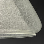 Carlo Nason Murano Glass Pendant Lamp: Mazzega Italian Lighting, 1960s