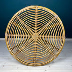 Vintage bamboo coffee table, Italy 1960s