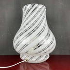 XL Vintage Murano Mushroom Table Lamp - G.G. Luce Italy 1980s
