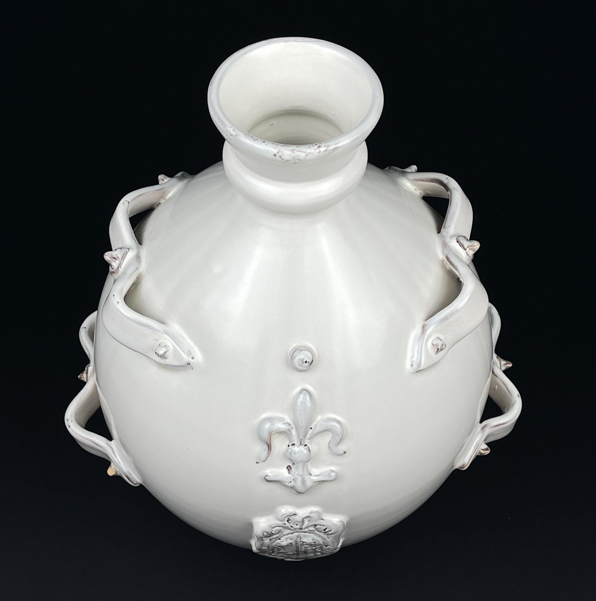 Large ceramic vase by Gianfranco Ballerini, Italy 1990s, Vintage home decor