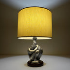 Vintage silver table lamp Man and Women by Ottaviani, Italy 1970s