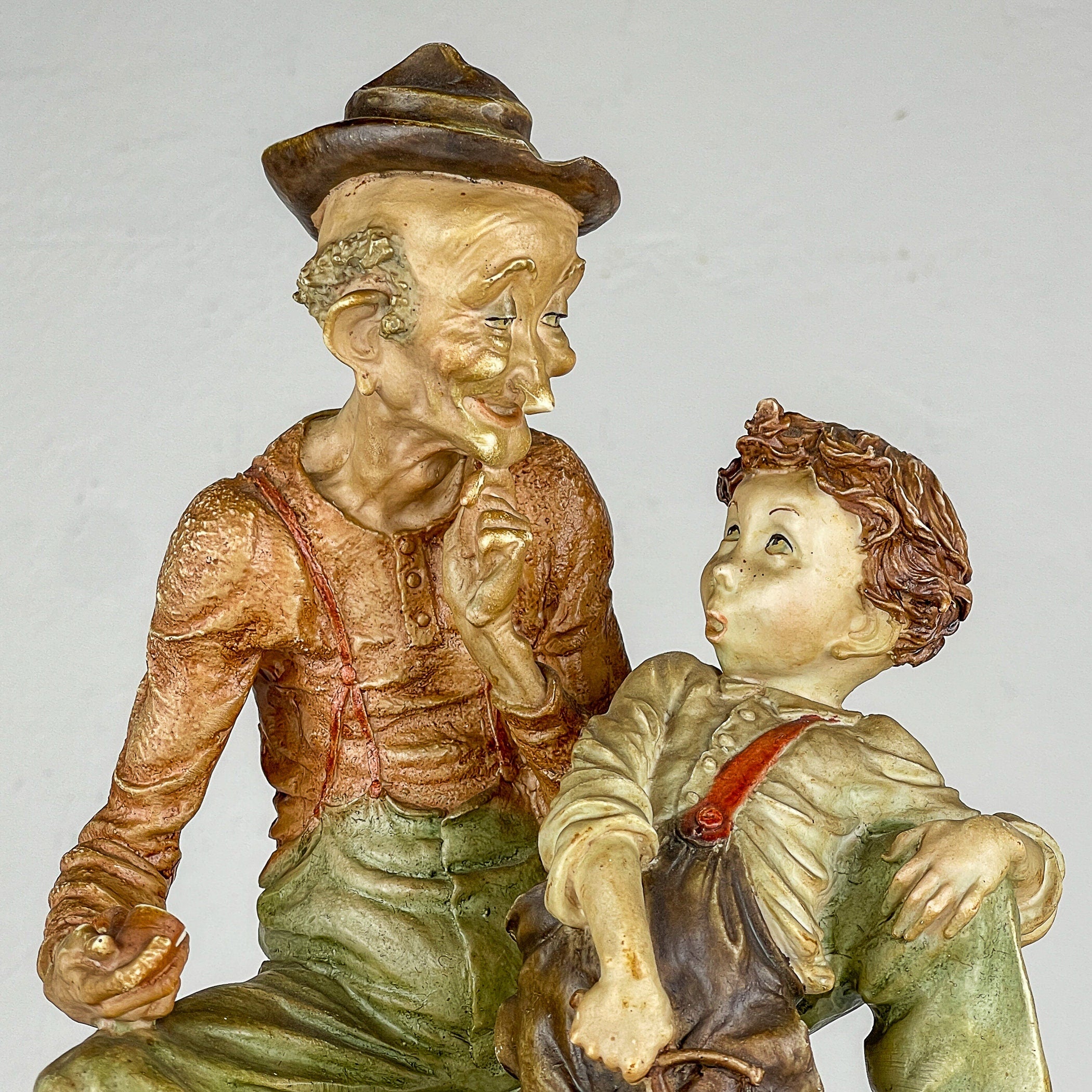 Original ceramic sculpture by Giuseppe Armani for Capodimonte, Italy 1970s, Vintage home decor