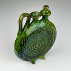 Vintage ceramic bottle by Velimir Dordevic, Serbia, 1970s