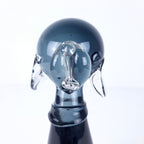 Vintage Murano Glass Dog Sculpture: Vetro Artistico Veneziano, 1960s