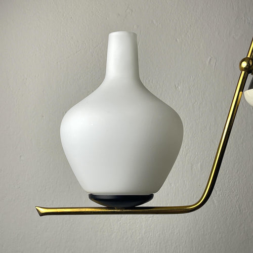 Mid-century chandelier by Stilnovo, Italy 1950s, Vintage home decor