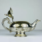 Vintage silver plated teapot, Italy 1950s
