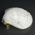 Vintage murano wall lamp Seashell by "La Murrina" Italy 1980s MCM unique Italian lighting