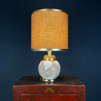 Murano table lamp Italy 1970s mid-century modern italian home decor