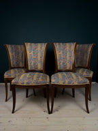 Vintage dining chairs, Set of 4, Italy 1950s